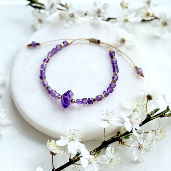 bransoletka ametyst