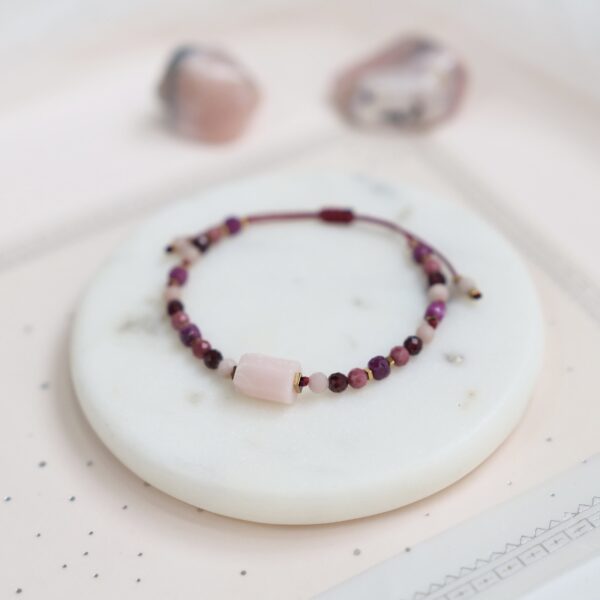 bransoletka rubin granat