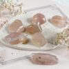 Chalcedon Różowy Polerowany 4 cm 3 różowy chalcedon