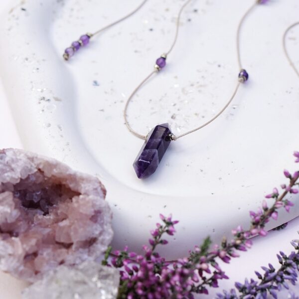 Naszyjnik ametyst