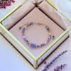 Bransoletka Tanzanit, Turmalin, Kunzyt i Jaspis dalmatyński - Amulet Rozwoju Duchowego 2 Bransoletka tanzanit i turmalin
