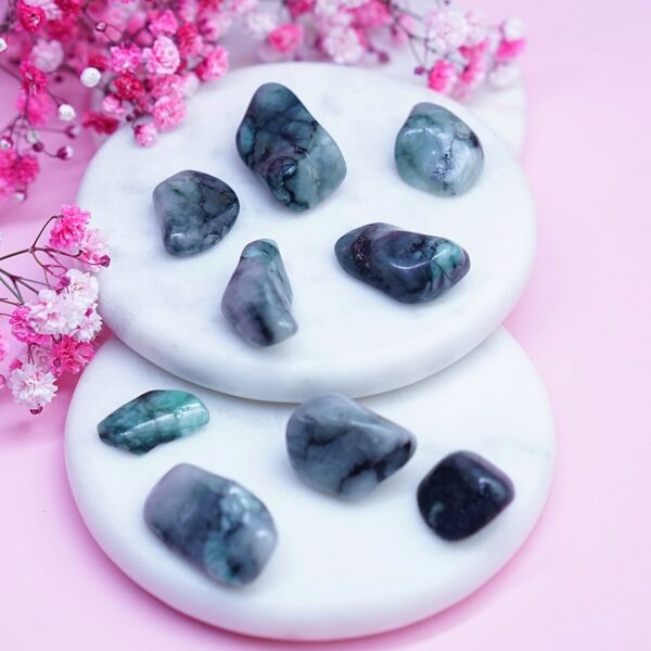 szmaragd polerowany mini