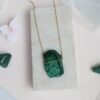 naszyjnik malachit