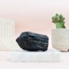 Czarny Turmalin Surowy: Kamień Ochronny i Uziemiający, Naturalny Okaz 618 g (11 × 4,5 cm), nr 10 2 czarny turmalin 10
