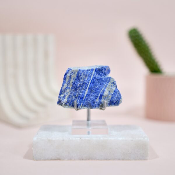 Lapis Lazuli Surowy: Kamień Komunikacji i Samoświadomości z Afganistanu, Bryłka 312 g (9 × 6 cm), nr 7 1 lapis lazuli surowy nr 7
