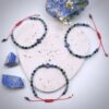 Bransoletka z lapis lazuli, azurytem i amazonitem - Amulet Szczęśliwej Drogi 5 Bransoletka z lapis lazuli, azurytem i amazonitem, Amulet Szczęśliwej Drogi trzy