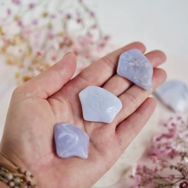 Agat blue lace, agat koronkowy