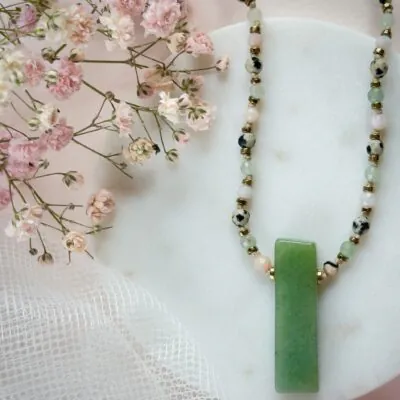 NASZYJNIK AWENTURYN – AMULET OBFITOŚCI